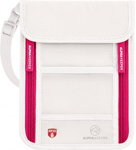 Image of Neck Wallet, Travel Pouch For Passport Holder And Documents, Travel Neck Wallet For Traveling Women
