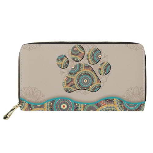 JEOCODY Long Leather Wallet Women Gift Purse Phone Cards Holder Clutch Capacity Pocket