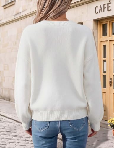 Image of Libsorge Womens Heart Sweater 2026 Valentines Day Trendy Cute Fall Oversized Long Sleeve Pullover Sweaters