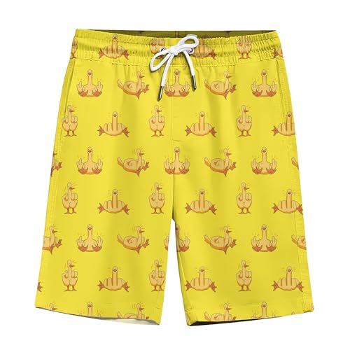 Funny Holiday Shorts Men Swim Trunks Hawaiian Mens Shorts Casual Swim Shorts for Men Mens Swim Trunks
