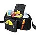 MY99 USHOMI Kinderwagen-Organizer, verstellbare und langlebige Baby-Tragetasche, Kinderwagen-Zubehör, Wickeltasche mit Getränkehalter, Taschen für Handy, Schlüssel, Spielzeug