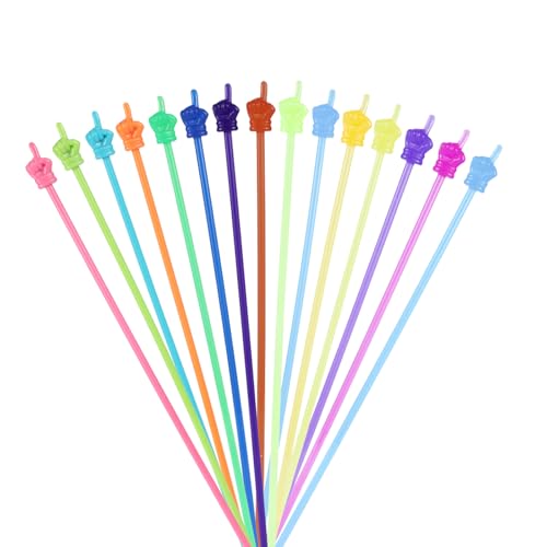 40pcs Mini Hand Pointers, 11.8in Teachers Finger Pointer Sticks Bendable Reading Guides, Classroom Teaching Aids for Kids Kindergarten Interactive Learning Reading Supplies (Transparent, Macaron)