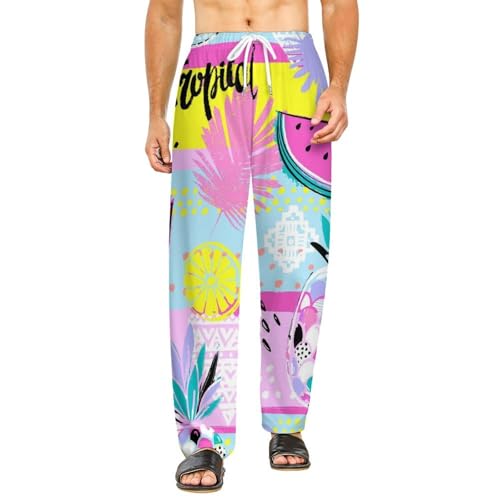 Bas de pyjama femme ananas pastèque idéal pour vos moments de détente