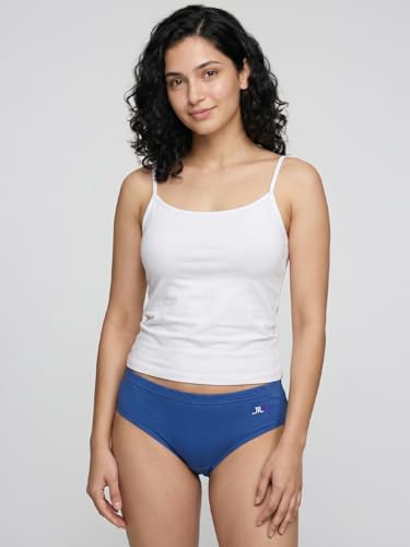 Image of Panty Set for Women | Solid Plain Mid Waist Cotton Panties for Women Combo | Hipster Briefs | Soft Breathable Innerwear for Women | Ladies Innerwear