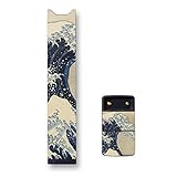 Biijo Japan Juul Skin Wrap for juul Accessories Sticker SYARAKU Hokusai Utagawa Kuniyoshi UKIYOE (Hokusai NAMI)