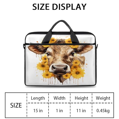 Bolso Art Animal para Laptop de 15 Pulgadas con Correa Ajustable miniatura 2