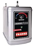 FRANKE HT-300 Little Butler Under Sink Instant Hot Water Filtration Heating Tank, 300-Watt (Latest Version), Compact, Silver and Black
