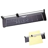 CISSIYOG Cortador de papel A2 con cabezal de corte deslizante y escala precisa para papel de manualidades, 10 hojas de capacidad de corte