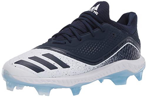 Adidas Women's Icon V Bounce Tpu Baseball Shoe, Collegiate Navy/Collegiate Navy/Glow Blue, 12 M Us #TOP4