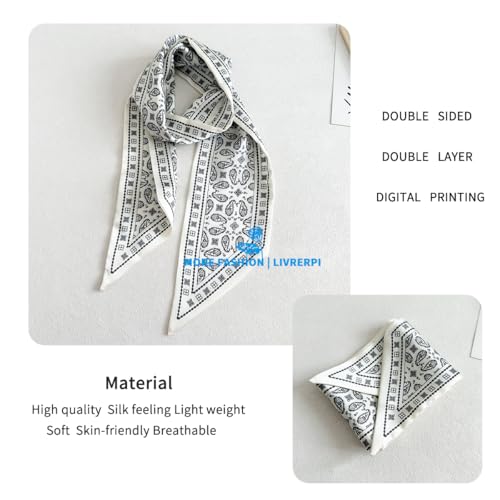Hair Head Neck Bag Long Scarf Versatile Wrap for Women Soft & Lightweight for Everyday Chic4
