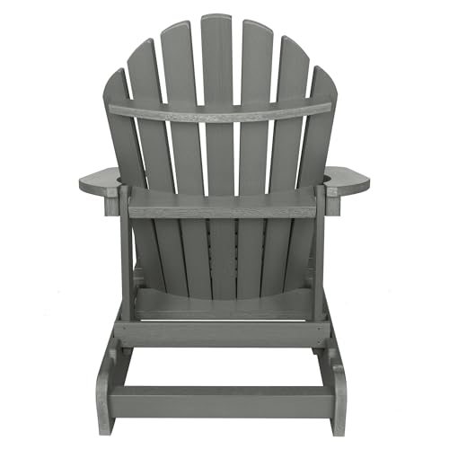 highwood Hamilton Made in the USA Folding and Reclining Adirondack Chair, Adult Size, Coastal Teak - Image 6