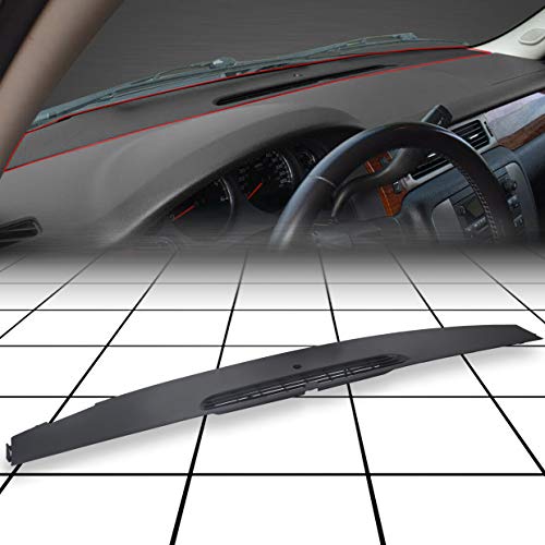 7BLACKSMITHS Upper Dashboard Front Dash Defrost Vent Trim Panel Compatible with 07-13 Chevy Silverado Tahoe Yukon Sierra Escalade Replace for 23224733