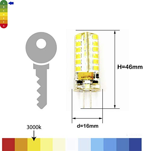 Lampadina a LED G4 da 12 V, luce bianca calda