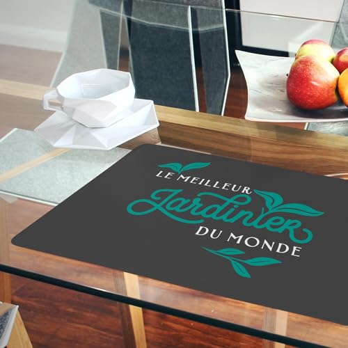Lot de 4 napperons en liège cadeau idéal pour passionné de jardin - 6