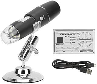 Wireless Digital Microscope, 1000x W05A-Wifi Handheld Microscope Camera,Magnification Microscopes Camera with 8 LED, Compatible with Android, iOS Smartphone,Portable Microscope Camera