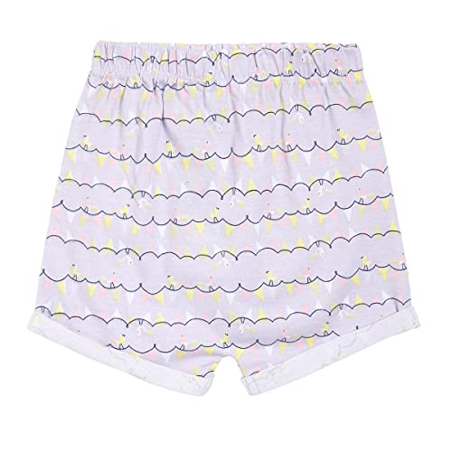 Image of miniklub Baby Thigh Length Knitted Cotton Short, Pack of 3 (Multi Color)