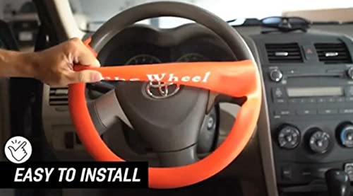 Jesus Take The Wheel Silicone Steering Wheel Cover. Fits 13-15 Inch. Black Color, Anti-Slip Grip, Easy Installation & Removal, Durable, Heat Resistant, Waterproof, Stretchable #TOP3