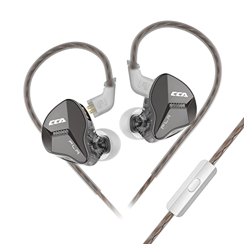 ✅ 10 Best Audiophile Headphones Under 200$ 6 CCA FLA Wired Earbuds Noise Cancelling in-Ear Earphones with Microphone, Audiophil Earbuds with Dynamic Drivers IEMs,Powerful Bass Headphones,with 3.5mm Plug Best for Musicians Audiophile Singers DJ
