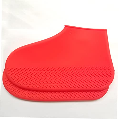 Cubiertas de zapatos de silicona Gatuida protectoras antideslizantes para actividades al aire libre, color rojo miniatura 2