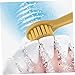 Ipetboom 4pcs Soft Bristle Electric Toothbrush Replacement Compatible Snap Electric Toothbrush Handles Gentle Gums for Daily Oral for All Users