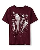 The Childrens Place Boys' Sports Short Sleeve Graphic T-Shirts, Footballs, XX-Large