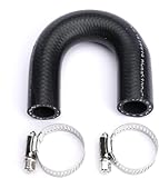 for LS for LT Heater Core Crossover Coolant Bypass Hose with 2 Clamps for Chevy for Pontiac for LS1 for LM7 for LR4 for LQ4 for LS6 for L59 for LQ9 for LS2 for LS3 for LH9 for L20 Replace 551699