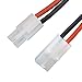 ShareGoo 2 Pairs Adapter Connector Compatible with Big Tamiya Style Connector to Deans T Style Plug 14AWG Cable for RC ESC Lipo/NiMH Battery Charging
