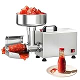 Commerciale Colino per Pomodori Elettrico,Macchina per Salse Elettrica,Moulin Alimenti Acciaio Inoxydabile 450W, (70-150 Kg/H),Motore in Rame Puro,per Salsa,Lamponi,Per Cucina Professionale