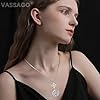 VASSAGO Witches Knot Necklace Tetragrammaton Pentagram Necklaces Celtic Knot Pendant Protection Witchcraft Pagan Irish Jewelry for Women Men (Silver Witch Knot Necklace 2) #1
