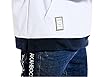 GURUNVANI Contrast Color Pullover Hoodie Mens Patchwork Hoodies Men White #3