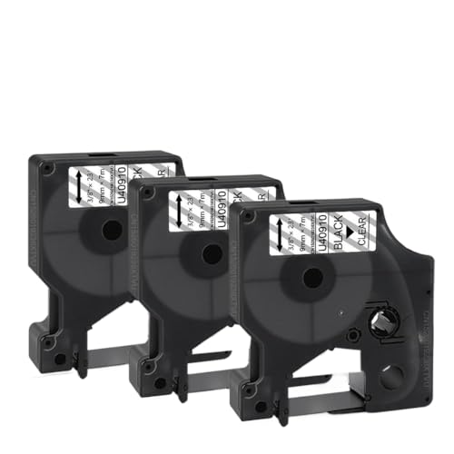 3PK 9mm 40913���x���e�[�vD1���x���e�[�v40910 40916 40917 40918 40919 Works Works Works Works Works Works(Black on Clear)