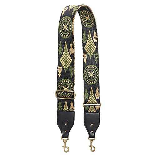 Image of Kolti Bag Shoulder Strap Adjustable Replacement Crossbody, 2 inch(gold Buckle) 285, Wide:2 inch(5CM) With Leather
