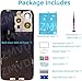 15 Pro Back Glass Replacement with Plate & Flex Cable and All Parts for iPhone 15pro Back Cover Glass (Black Titanium, 6.1 Inch) + Waterproof Tape + Repair Tools (Black Titanium)