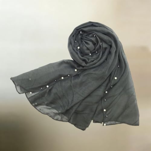 Scarf for Women Fall Womens Shawl Travel Scarves with Pearl Lightweight - image 2
