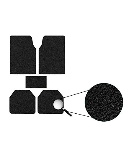 AutoStark Anti Slip Noodle Car Floor Mats Set of 5 Black Maruti Suzuki Omni (Maruti Van)