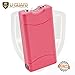 New Mini Stun Gun LED Light & Pepper Spray Non-Lethal Self Defense Kit - Compact Pink