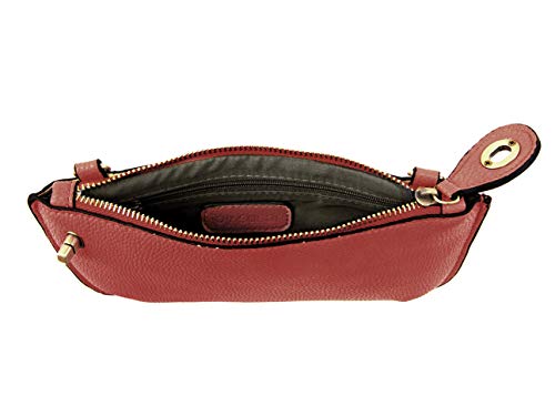 Image of Joy Susan Women's Fashion Purse Mini Crossbody Wristlet Clutch Handbag - Apple
