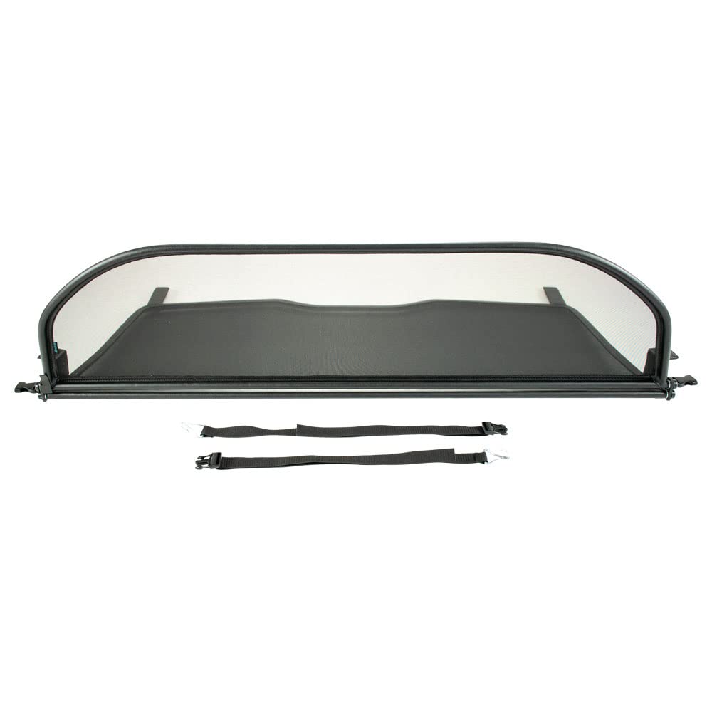 Aperta Filet Coupe-Vent Compatible avec Ford Mustang Noir Filet Anti-remous 100% sur Mesure OEM Qualité Windschott fabriqué aux Pays-Bas