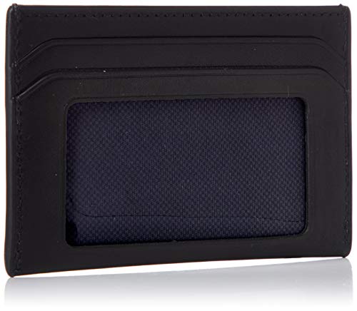 Image of Tumi Card Case, Official, Authentic Nassau SLG Slim Card Case, Black Smooth, One Size