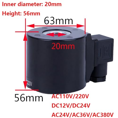 Bobine d'électrovanne étanche 20mm DC12V pour l'arrosage automatique du jardin