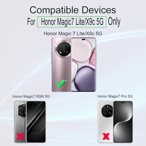 Image of Ibywind 2 Pack Screen Protector For Honor Magic 7 Lite /X9c 5G,Flexible TPU Film,With 1Pc Camera Lens Protector,1Pc Back Film[Bubble Free][Easy Installation][HD Clear][Self-Healing]