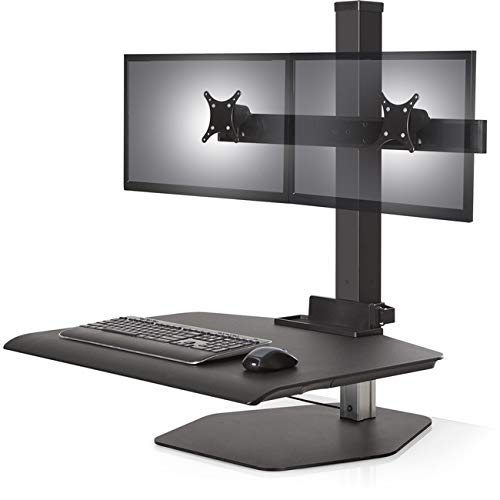 Winston WNST-2-104 Stand for 2 LCD Displays, Desktop Stand - Black