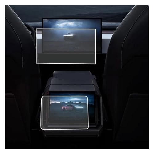 Film protecteur d'écran Tesla Cybertruck 2024 anti-rayures PET kit 2 pièces