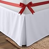 Utopia Bedding Cache-sommier (Grand lit, Blanc, 38,1 cm d'automne) – Qualité hôtelièr...