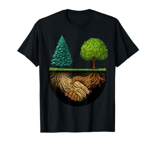 Árboles y Hábitat Forestal Arborista Camiseta