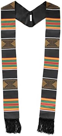 WeGraduate Unisex Adult Graduation stole Kente 86''