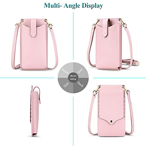 Image of Peacocktion Small Crossbody Cell Phone Purse for Women, Lightweight Mini Small Crossbody Bags for Women with Card Slots