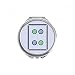 Mahjong Circle Dots 4 Tile Pattern Hand Compact Mirror Round Portable Pocket Glass