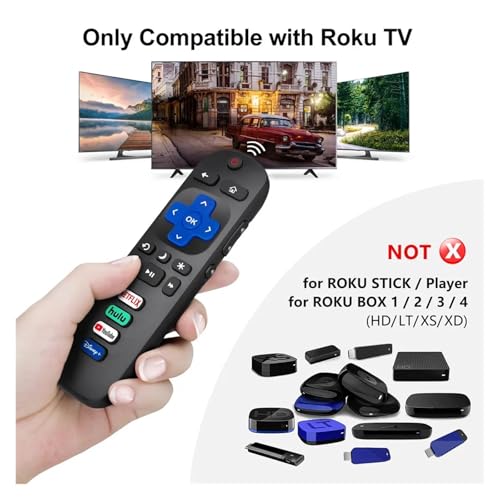Télécommande de remplacement Roku Sharp pour réparer votre navigation Smart TV