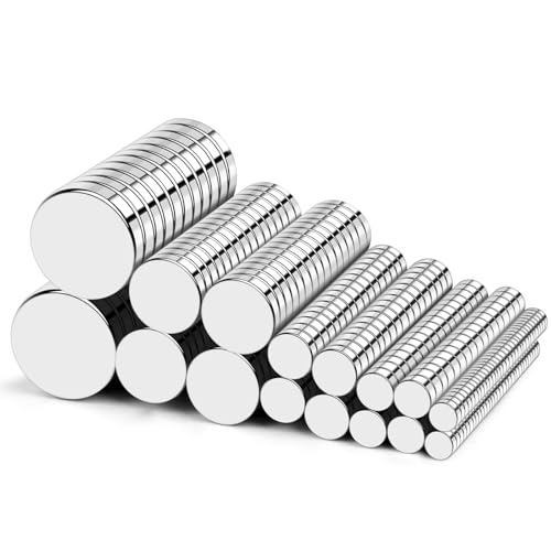 356Pcs Small Magnets, 6 Different Size Rare Earth Magnet